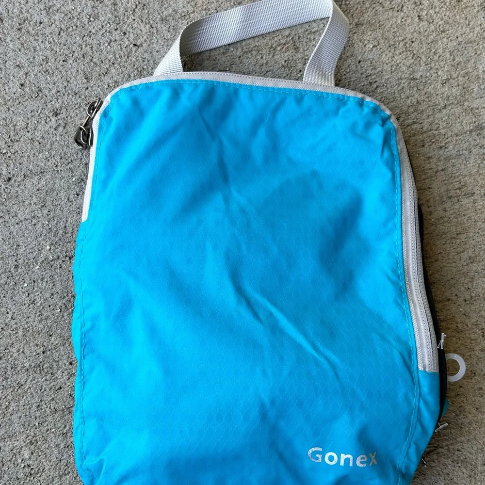 Gonex travel packing cubes set of 3 sizes blue